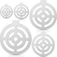 Jenaai 5 Pcs 3, 4, 6, 8, 10 Inches AR500 Steel Targets for Shooting Steel Shooting Target Stand Kit 