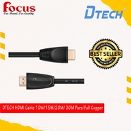 DTECH HDMI Cable 10M/15M/20M/ 30M Pure/Full Copper Support 3D/ 720P, 1080I ,1080P, 4K@30HZ, 4K@60HZ