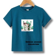 Atasan anak motif hijab/ kaos anak hijab kartun cewek cowok/ baju anak unisex