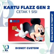 Kartu Flazz BCA Gen 2 Gambar Kartun Disney Saldo 0 [ COD ]