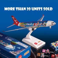 🇲🇾 AirAsia x Sonic The Hedgehog A330 Aircraft Model 32cm ✈️ (LIMITED EDITION)