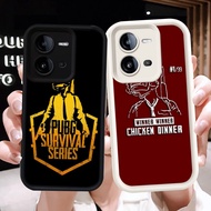 Z-28 PUBG Game White Black Case Casing for VIVO V25 Y28 V25E Y17S Y28s 2024 Case