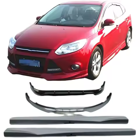 Auto Body Systems Pp Wide Body Kit Front Lip Rear Lip Side Skirt For Ford Focus 2012 2013 2014 Type 