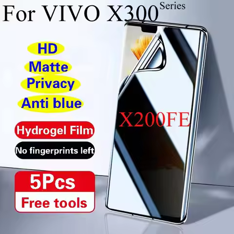 X300Pro Screen Protector For VIVO X200FE Privacy Hydrogel Film X300 Pro Antipeeping X300Pro Matte Fu