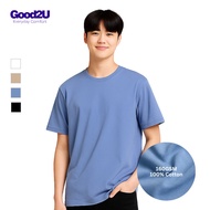 [GOOD2U] Plein Kotton Men Short Sleeve Crew Neck T-Shirt