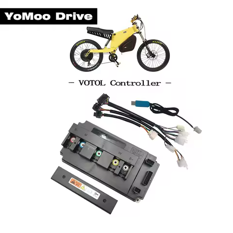 VOTOL Controller EM150 EM150S EM-150 48V-72V DC 150A Programmable Brushless BLDC PMSM Sine Wave for 