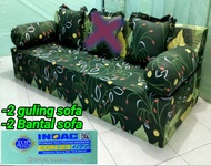 Sofa bed inoac ukuran 200x120x20cm garansi 10 tahun