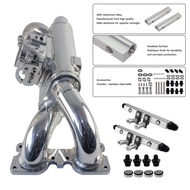 70mm Throttle Body+Intake Manifold +Fuel Rail Kit Billet Aluminum Alloy For Subaru Impreza WRX STi E