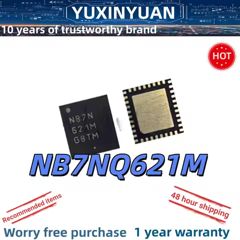 2Pcs 100% New NB7N 621M NB7NQ621M NB7N621M NB7NQ621MMUTWG QFN-38 hdmi retimer ic xbox serie Original