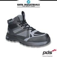 BATA INDUSTRIALS Sportmates BRISK 4 (709-16044) S3 with Composite Toecap Mid-Cut Safety Shoes - Black/Grey Safety Shoe