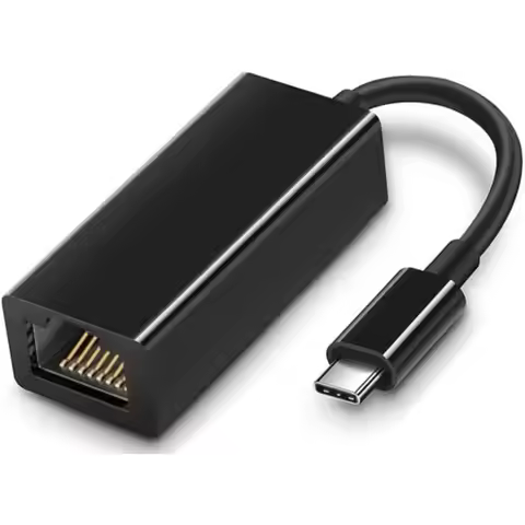 USB C to Ethernet Adapter, Type C to RJ45 Network LAN Wired Ethernet Adapter Converter Cable for Mac
