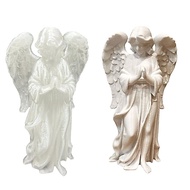 Lily* Guarder Angel Statue Healings Angel Figurines Resin Wing Angel Statue Ornament