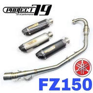 Exhaust Project79 FZ150 Yamaha Full System Power Boom  FZ150I Manifold Ekzos Accessories Link Pipe F