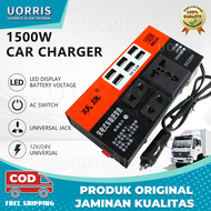 1500W DC Portable USB Car Power Inverter Adapter With 6 USB Ports 12V/24V To AC 220V Charger Fast Ch