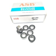 MINIATURE BEARING 687 2RS 7X14X5