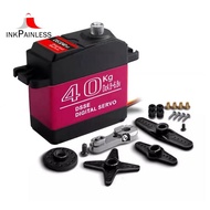 Waterproof Servo 40Kg High Torque Metal Gear Digital Servo for 1:8/1:10/1:12 RC Car Robot 180°