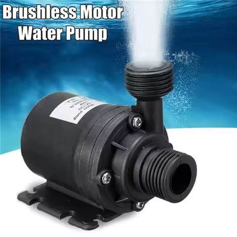 DC 12V 24V Solar Water Pump 800L/H Booster Pump Ultra Quiet Brushless Solar Water Pump Lift 5M/6M fo