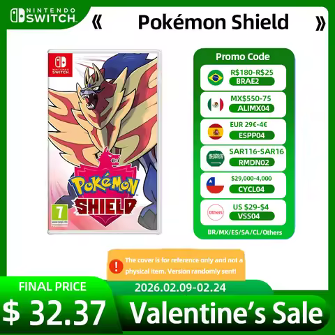 Nintendo Switch Game Deals - Pokemon Shield - Stander Edition - Solid Game Cassette Support TV Table