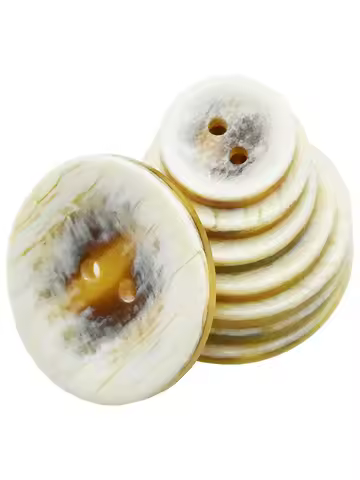 Mimicking Nacre Resin Buttons Sewing Shirt Coats and Garments Pearly Lust Suit Button, Handmade 2 Ho