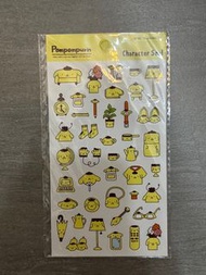 中古布甸狗傢俬貼紙Pompompurin sanrio文具 教具