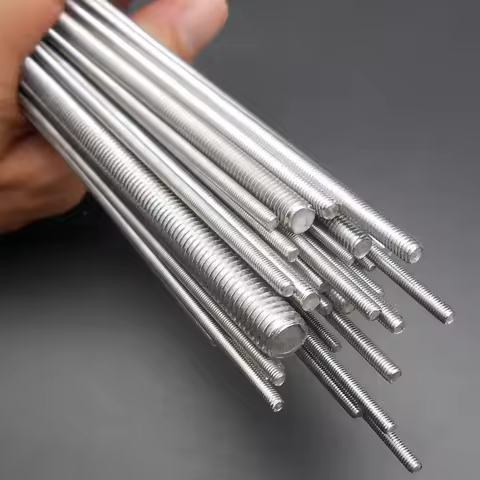 M2 M2.5 M3 M4 M5 M6 M8 M10 M12 All Thread Threaded Rod Bar Studs 304 Stainless Steel A2-70 Lenght 25