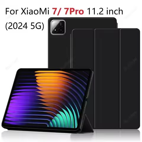 Ultra Slim Case for Xiaomi Mi Pad 7 Pad7 Pro Case 11.2 inch Folding Stand Soft Back Cover for Xiaomi