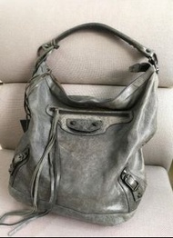 Balenciaga Day Bag巴黎世家軍綠柔軟羊皮側背包