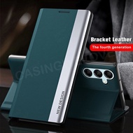 Casing For Samsung Galaxy A55 5G  Samsung Galaxy A55 A35 A15 A05 A05S A25 A 35 55 4G 5G 2024 Magnetic Book Stand Back Cover Smart Side View Leather Flip Phone Case