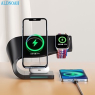 4 in 1 Magnetic Wireless Charger for iPhone 14 13 11 12 X Pro Max Chargers for Apple Watch 8 7 6 SE Airpods Pro 2 Charger Holder