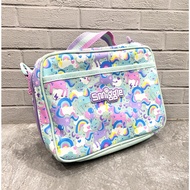 Smiggle Teeny Tiny Square Lunch Box original (Preloved) Tas Thermal Lunch Bag - Unicorn