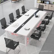 Long Table Staff Simple Training Table Chair Conference Room Long Work Table On-site Work Position 1