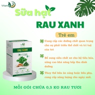 10 gói Hộp Sữa Hạt Vitamin D2 Rau Xanh Bổ sung chất xơ cho người lớn trẻ em