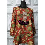 (Ready Stock ) Blouse Batik Viral - Fesyen Terkini - Baju Wanita - Baju Muslimah - Blouse Murah