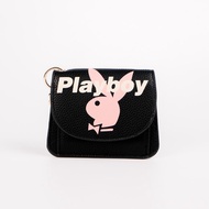 Playboy  (เพลย์บอย)รุ่น Pouch Coin Bag(O)กระเป๋าสตางค์ใส่เหรียญ รหัส ST-CBS254PB013 ดีไซน์กระเป๋าฝาพ