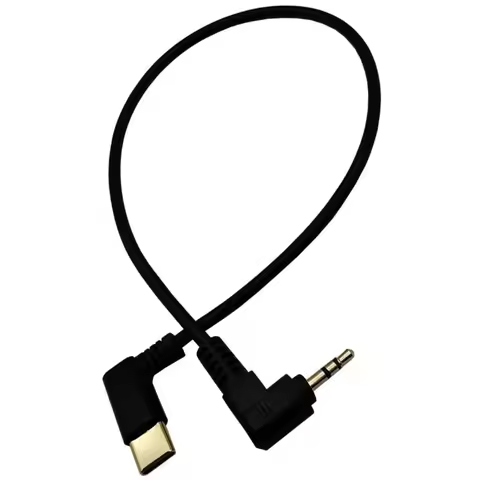 Compact Type C Male to 2.5mm TRS Aux Jack Cable for Various Devices