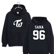 TWICE MEMBER NAMES & NUMBER HOODIE JACKET (CAN CUSTOMIZE NAME AND NUMBER)