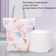 Baby Diaper Storage Bag Portable Waterproof Diaper Handbags Diapers Storage Kit Large Space Cute