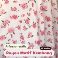 KATUN Viscose Rayon Cotton | Soft Rayon Cotton Rayon Fabric Motif Rayon Cotton Material Meter Rayon 