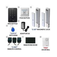 Double Door RFID D99 / KM99 Door Access Control System With Electric 280KG (600lbs) Magnetic Lock *S