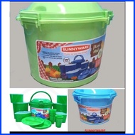 ✮ ┐ § PICNICMATE SET 20PCS/FOOD KEEPER SUNNYWARE 9822A RANDOM COLOR