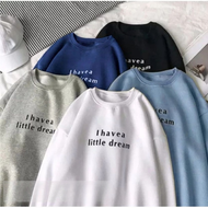 Baju Atasan Sweater Unisex Cowok Cewek Sweatshirt Hoodie pria wanita Oversize motif Lucu Fashion Ker
