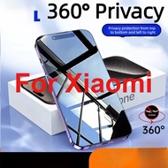 360 Degree Anti-Spy Tempered Glass for Xiaomi 17 Max 17T Pro Max3 8 10 Lite 10T Pro 10i CC9 Privacy 