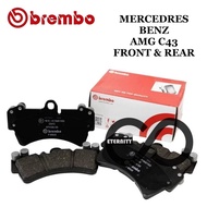 Brembo Front Rear Brake Pad - Mercedes Benz AMG C43