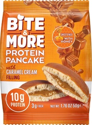 BITE & MORE Protein Pancake Mix (4 packs X 50g) - Caramel