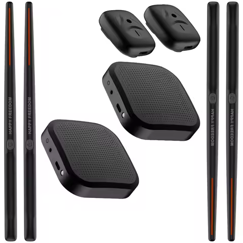 Pocket Drum Somatosensory Digital Electronic Air Drum Stick Set Rechargeable Virtual Drum Sticks Set