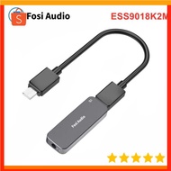 Fosi Portable USB to 3.5mm DAC ES9018K2M- Q1 Headphone Amplifier Audio