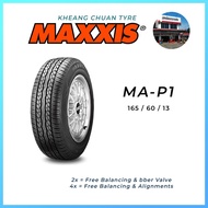 Maxxis MA-P1 | 165/60/13 Tayar Baru (Pasang Sekali)  | New Tyre Tire (With Installation)