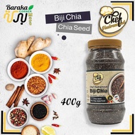 Chia Seed 400g Chef Hadramawt Sia seeds 400g chia seed Food Beans