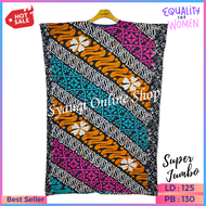Promo Terbaru - Daster Wanita Jumbo Kalong Tanpa Serut Motif Batik Istimewa Seri Warna / Daster Kele