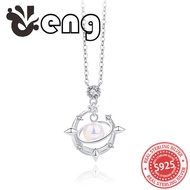 S925 Silver Jewelry Necklace Fashionable Premium Mermaid Pearl Planet Choker for Women Everyday Wear